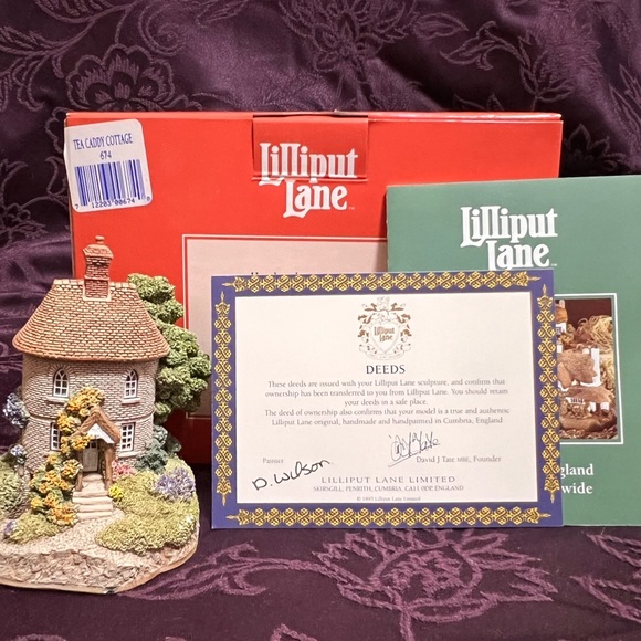 Lilliput Lane Tea Caddy Cottage | English Collection Vintage - Picture 8 of 8